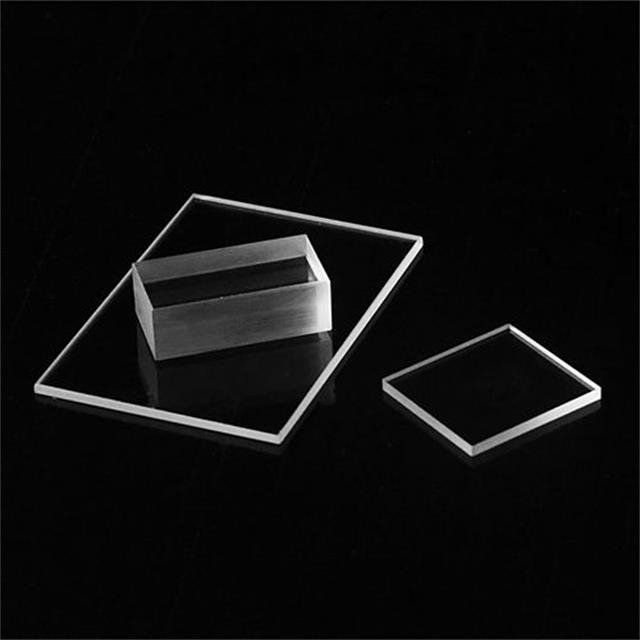 Hoja de vidrio de cuarzo transparente de gran tama&ntilde;o