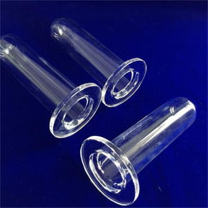 Tubo in vetro di silice fusa di forma speciale