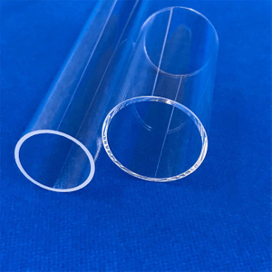Tube en verre de quartz de four &agrave; r&eacute;sistance tubulaire de grande puret&eacute;