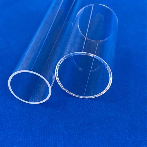 Tube en verre de quartz de four &agrave; r&eacute;sistance tubulaire de grande puret&eacute;