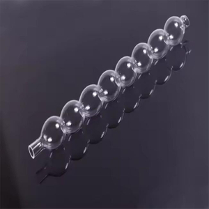 Прозрачная спиральная конденсаторная трубка из кварцевого стекла