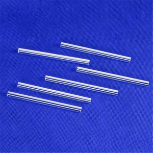 Tige de quartz semi-circulaire transparente &agrave; semi-conducteur personnalis&eacute;e