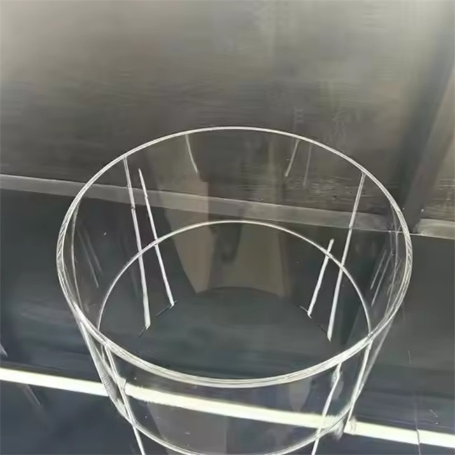 300 * 5 * 139.5 mm 큰 직경 쿼츠 튜브