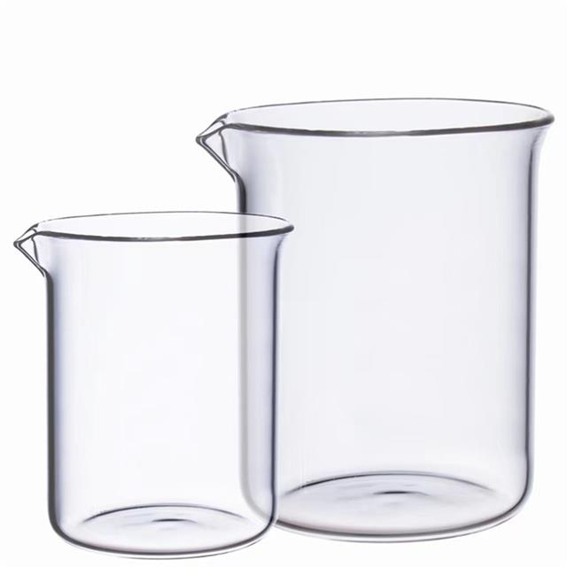 Becher al quarzo ad alta purezza per laboratorio 