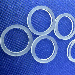 حلقات شفة كوارتز عالية النقاء مخصصة بأحجام مختلفة