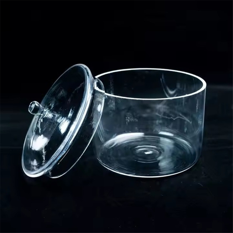 Creuset en quartz r&eacute;sistant aux hautes temp&eacute;ratures, recouvert de laboratoire de haute qualit&eacute;