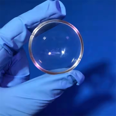 1-100 mm hochreiner chemischer Kuppeldeckel aus optischem Quarztiegel