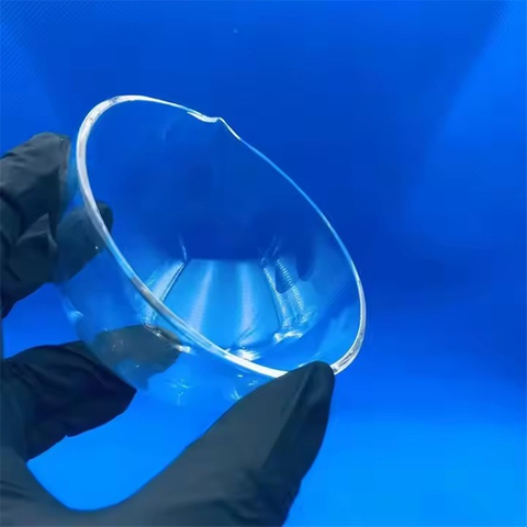 Creuset &agrave; quartz transparent &agrave; semi-conducteur de diam&egrave;tre ext&eacute;rieur 10-200 mm