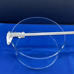 Tubo de vidro de quartzo de grande di&acirc;metro resistente ao calor