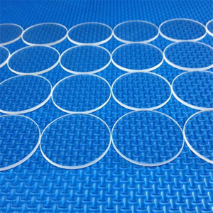 Ultrad&uuml;nne transparente Hochtemperatur-Quarzplatte
