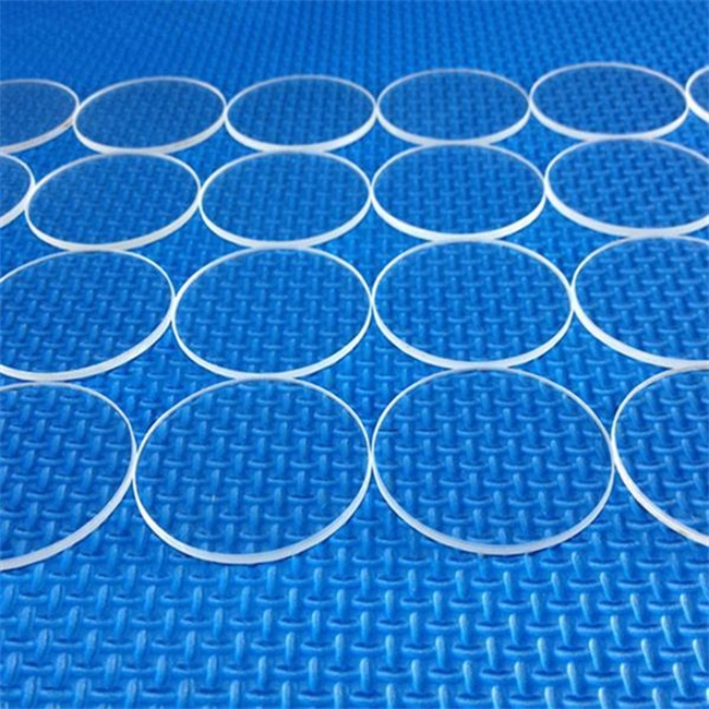 Ultrad&uuml;nne transparente Hochtemperatur-Quarzplatte