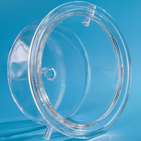 Creuset de quartz personnalis&eacute; clair de haute puret&eacute;