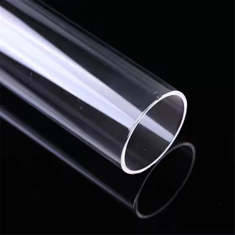 Tubo de s&iacute;lica fundida transparente de 5-20 mm de di&acirc;metro