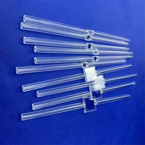 Tubo al quarzo da laboratorio con diametro esterno 10-500 mm con nodo al centro