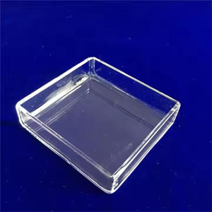 고순도 투명 석영 배양 접시