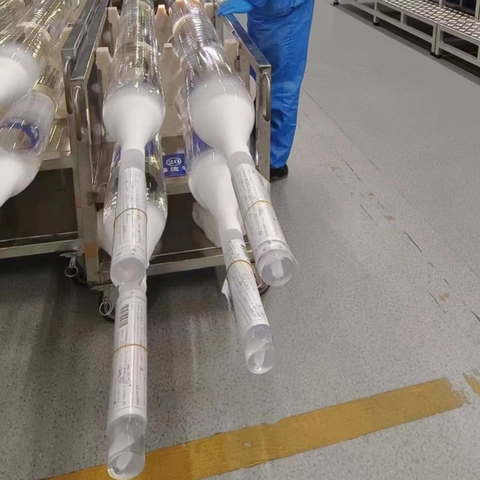Tubo de vidro de quartzo para deposi&ccedil;&atilde;o de pr&eacute;-formas de fibra