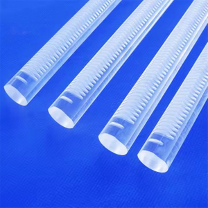 Tige de quartz exp&eacute;rimentale de pr&eacute;cision