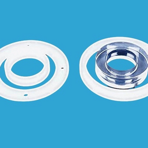 Flanges de vidro de quartzo opacos personalizados para energia solar 