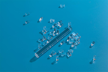  Glazen staaf van helder kwarts met hoge zuiverheid