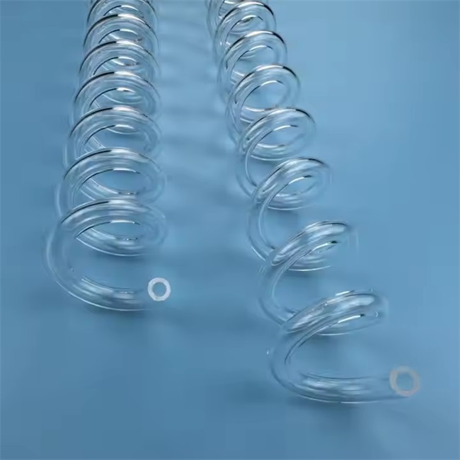 Tubo de quartzo de separa&ccedil;&atilde;o de l&iacute;quido em espiral personalizado