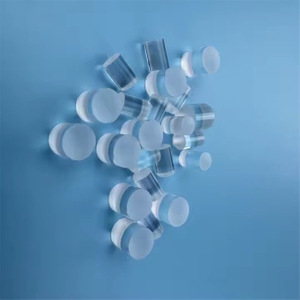 Asta di vetro al quarzo con guida luminosa in fibra ottica trasparente