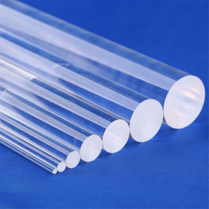 Rod de quartzo de 2-100 mm para instrumentos de análise espectral