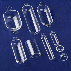 Полированная прозрачная лодка из плавленого кварца