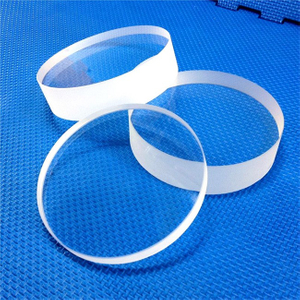 Alta transmitância UVC Lamp Quartz Glass Disc