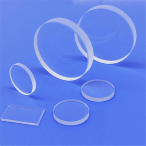 Folha de vidro de quartzo de instrumento &oacute;ptico de alta transmit&acirc;ncia