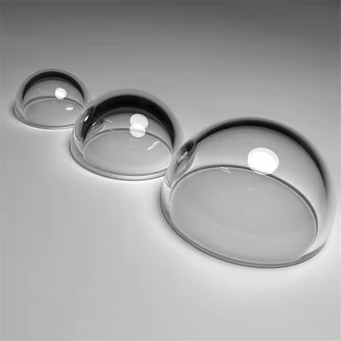 Optische Quarzglas-Kugelabdeckung mit geschmolzener Kuppel