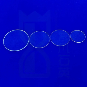 Finestra in vetro al quarzo artificiale UV trasparente 