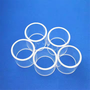 Laborr&ouml;hre aus Quarzglas mit gro&szlig;em Durchmesser