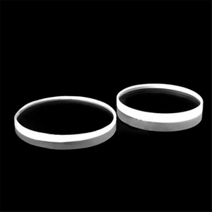 Plaque de quartz ronde polie de haute puret&eacute; de 50 x 1 mm