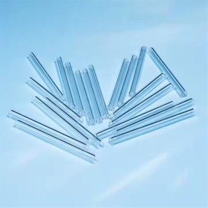 Temperatura de ablandamiento 1730 ℃ tubo de vidrio de cuarzo