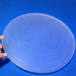 Aangepaste matte kwarts glazen platen voor laboratorium
