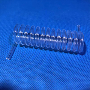 Ma&szlig;geschneidertes, hochreines, hitzebest&auml;ndiges Quarz-Spiralrohr