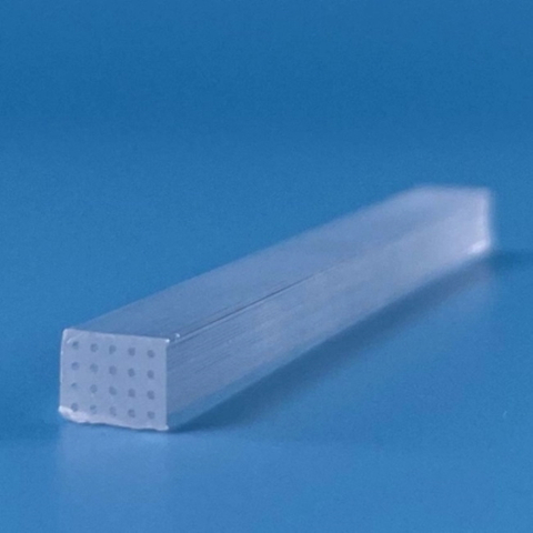 Tubo de vidrio de cuarzo poroso cuadrado personalizado de filtraci&oacute;n de separaci&oacute;n de laboratorio