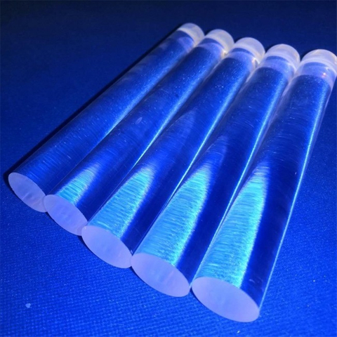 Producción personalizada de varillas de sílice fusionadas resistentes a alta temperatura en varios tamaños