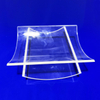 Gebogene, transparent beschichtete UV-Quarzglasplatte