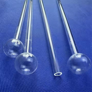 Tube de quartz sph&eacute;rique de laboratoire de diam&egrave;tre ext&eacute;rieur 50-200 mm