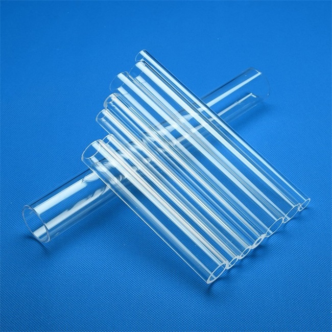 O tubo de vidro de quartzo &eacute; fr&aacute;gil