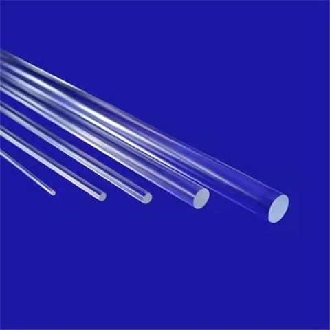 5-200 mm transparante optische gesmolten silica-glasstaaf