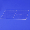 Plaque de quartz transparente optique UV JGS1