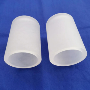 不透明な高周波炉石英ガラスチューブ