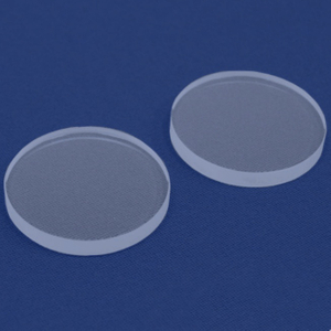 Polierte Quarz-Rundplatte aus Quarzglas nach Ma&szlig;