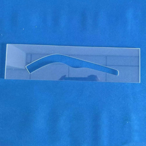 Laserindividuelle Quarzglasplatte mit speziell geformten Kerben