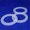 Accesorios de brida de vidrio de cuarzo transparente