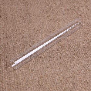 Tubo de forno de quartzo transparente para energia solar