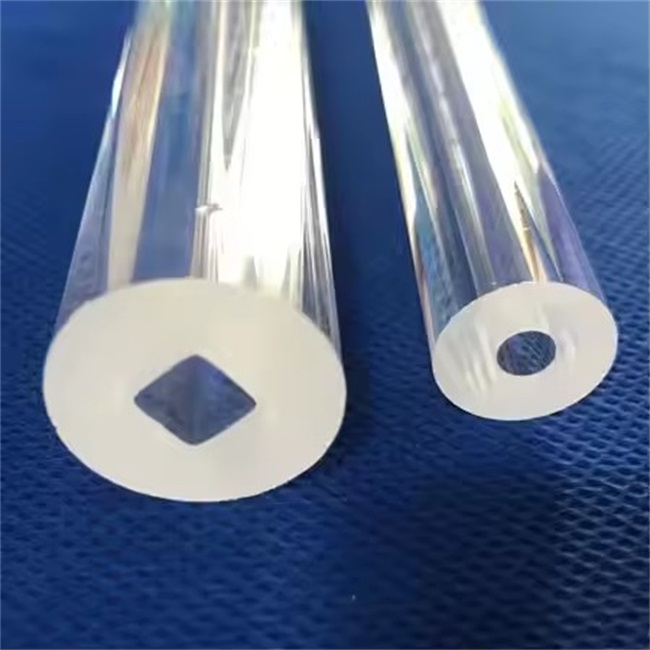 석영 진공 이중층 튜브