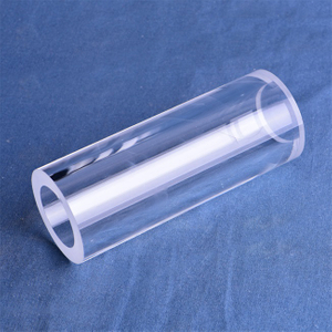 Tubo de vidro de parede espessa de quartzo